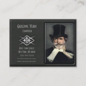 Aangepaste profielkaarten voor hedendaagse luxe visitekaartje (Voorkant)