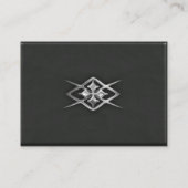 Aangepaste profielkaarten voor hedendaagse luxe visitekaartje (Achterkant)