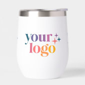 Aangepaste Promo Zakelijk Logo Wijn Tumbler (Links)