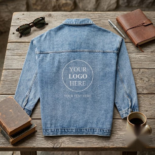 Aangepaste Promotie Logo – Geen Minimum Bestelling Denim Jacket