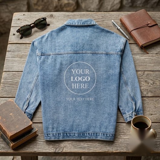 Aangepaste Promotie Logo – Geen Minimum Bestelling Denim Jacket
