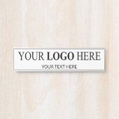 Aangepaste Promotie Logo – Geen Minimum Bestelling Deurbordje (Voorkant)