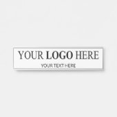 Aangepaste Promotie Logo – Geen Minimum Bestelling Deurbordje (Voorkant)