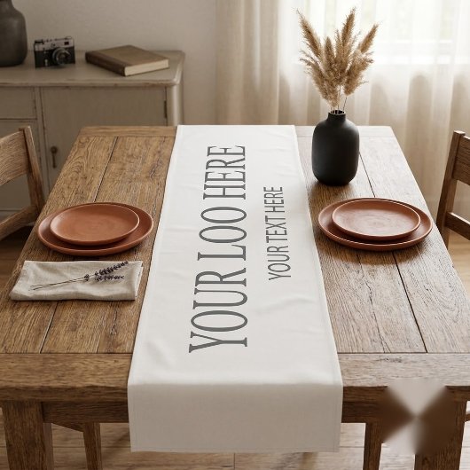 Aangepaste Promotie Logo – Geen Minimum Bestelling Korte Tafelloper