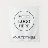 Aangepaste Promotie Logo – Geen Minimum Bestelling Wandkleed (Voorkant)