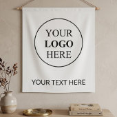 Aangepaste Promotie Logo – Geen Minimum Bestelling Wandkleed
