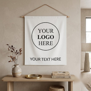 Aangepaste Promotie Logo – Geen Minimum Bestelling Wandkleed