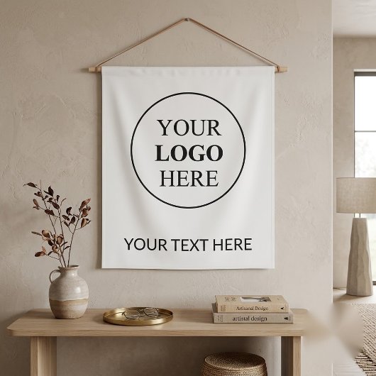 Aangepaste Promotie Logo – Geen Minimum Bestelling Wandkleed