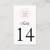 Aangepaste promotie-Logo Plaatskaartje (Voorkant)