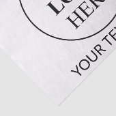 Aangepaste promotie-Logo Tissuepapier (Detail)