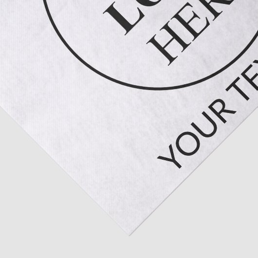 Aangepaste promotie-Logo Tissuepapier (Detail)