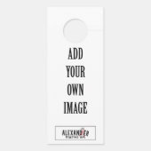 Aangepaste promotie- of feestartikelen deurhanger (Achterkant)