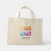 Aangepaste promotie voor bedrijven met Logo Mini Tote Bag (Achterkant)