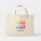 Aangepaste promotie voor bedrijven met Logo Mini Tote Bag (Voorkant)