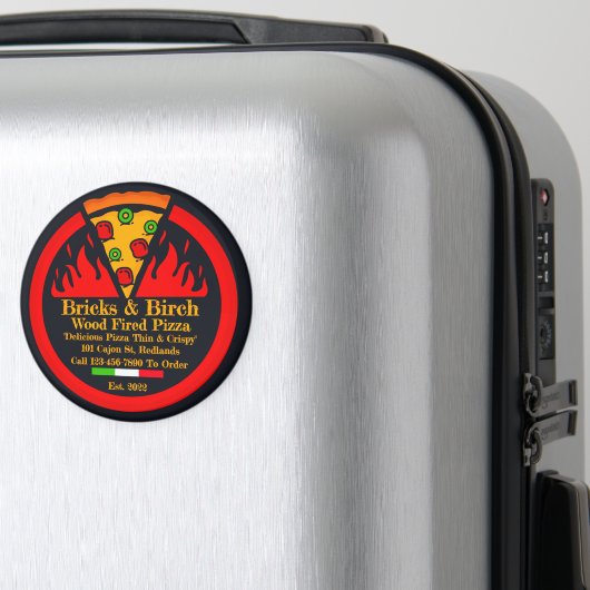 Aangepaste promotie voor houtgestookte pizzarestau magneet (Insitu (bagage))