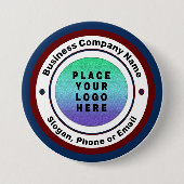 Aangepaste promotie voor logo Business Company Ronde Button 7,6 Cm (Voorkant)