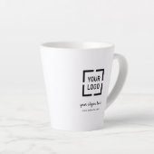 Aangepaste promotie voor Logo Latte Mok (Rechterhoek)