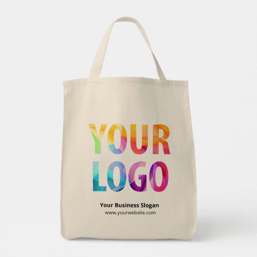 Aangepaste promotie voor Logo op bedrijfsmerk Tote Bag (Achterkant)