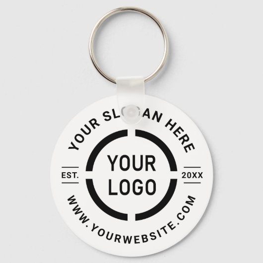Aangepaste promotie voor Logo Sleutelhanger (Voorkant)