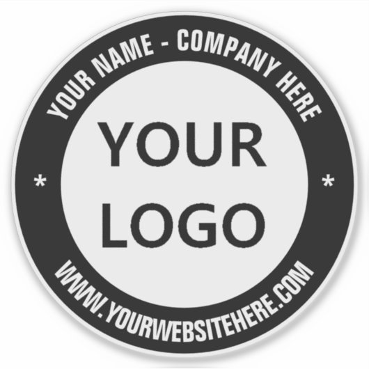 Aangepaste promotie voor uw zakelijke Logo Sticker (Voorkant)