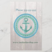 Aangepaste promotieadvertentie voor bedrijfs winke flyer (Achterkant)