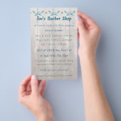 Aangepaste promotieadvertentie voor bedrijfs winke flyer (Hand)