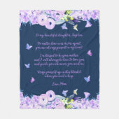 Aangepaste promotieflanket voor Dochterreeks Fleece Deken (Voorkant)