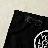 Aangepaste promotiehanddoek – gepersonaliseerd met strandlaken (In situ)