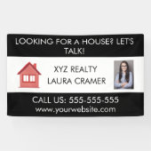 Aangepaste promotiemarketing voor onroerend goed L Spandoek (Horizontaal)