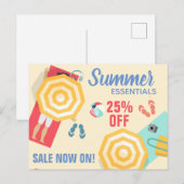 Aangepaste promotiemaximschaal voor zomerverkoop briefkaart (Voorkant / Achterkant)