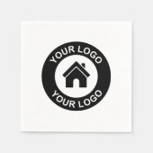 Aangepaste promotiepartij voor zakelijke Logo Servet (Voorkant)