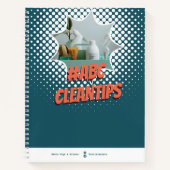 Aangepaste promoties #hashtag Tips voor schoonmake Notitieboek (Voorkant)
