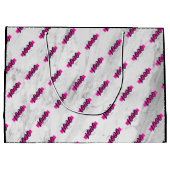 Aangepaste promotietabel voor Logo van bedrijf Groot Cadeauzakje (Achterkant)