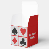Aangepaste promotievak voor kaartspeler bedankdoosjes (Geopend)