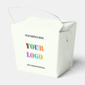 Aangepaste promotievak voor Logo en tekst Bedankdoosjes (Achterkant)