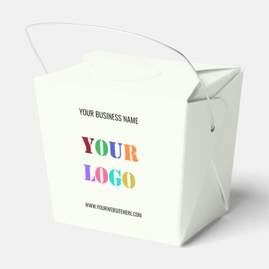 Aangepaste promotievak voor Logo en tekst Bedankdoosjes (Achterkant)