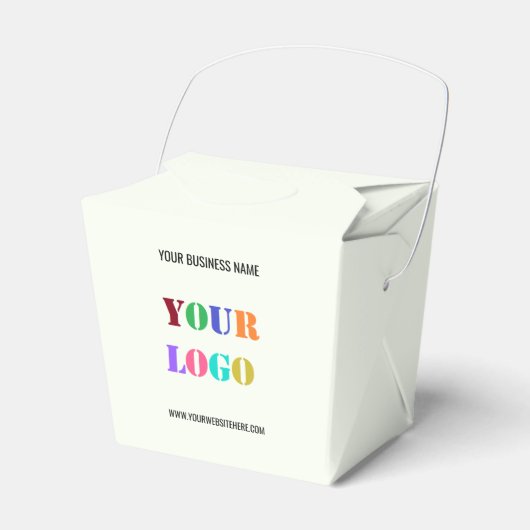 Aangepaste promotievak voor Logo en tekst Bedankdoosjes (Voorkant Zijde)