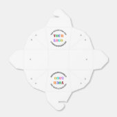 Aangepaste promotievak voor Logo en tekst Bedankdoosjes (Uitgevouwen)
