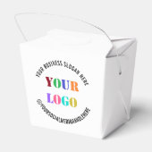 Aangepaste promotievak voor Logo en tekst Bedankdoosjes (Achterkant)