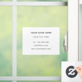 Aangepaste promotionele bedrijf raamfolie sjabloon raamsticker (Huis)