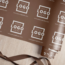 Aangepaste promotionele bedrijfslogo gebrandmerkt  cadeaupapier