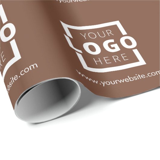 Aangepaste promotionele bedrijfslogo gebrandmerkt  cadeaupapier (Rol Hoek)