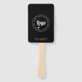 Aangepaste promotionele handventilator met Logo |  Handwaaier (Voorkant)