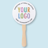 Aangepaste promotionele handventilatoren met Logo  Handwaaier