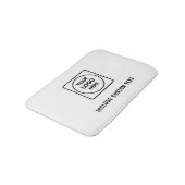Aangepaste promotionele logo badmat – Geen minimal (Gekanteld)