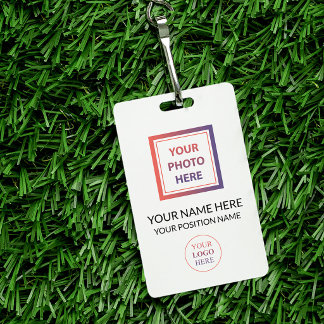 Aangepaste Promotionele Logo & Foto Geen Minimum B Badge
