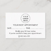 Aangepaste promotionele Logo – geen minimale beste Afsprakenkaartje (Voorkant)