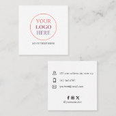 Aangepaste promotionele Logo – geen minimale beste Contactkaartje (Voorkant / Achterkant)