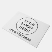 Aangepaste promotionele Logo – geen minimale beste Deurmat (Schuin)