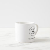 Aangepaste promotionele Logo – geen minimale beste Espresso Kop (Voorkant rechts)